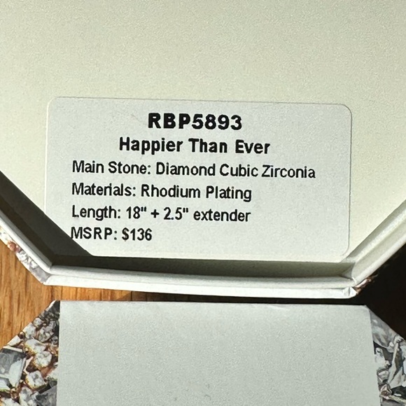 Bomb Party April Birthday Collection Necklace - Happier Than Ever - Picture 4 of 4